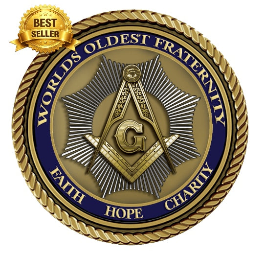 Masons (Freemasons) - 3D Bronze Medallion