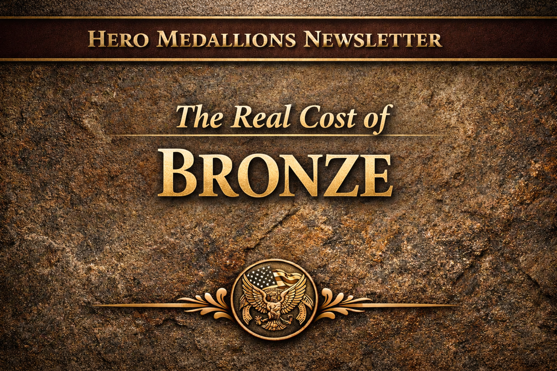 The Real Cost of Bronze: Why Bronze Medallion Prices Have Changed (2018–2025)