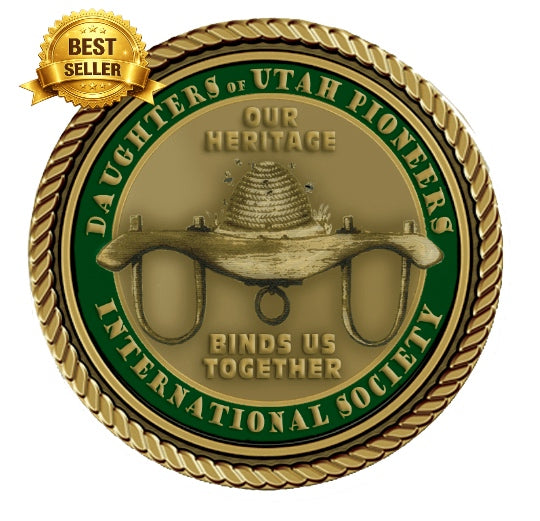 Daughters of Utah Pioneers (DUP) - 3D Bronze Medallion