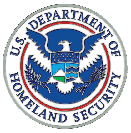A picture of the department of homeland security seal.