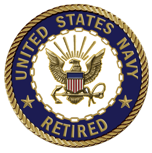 United States Navy Retired emblem.