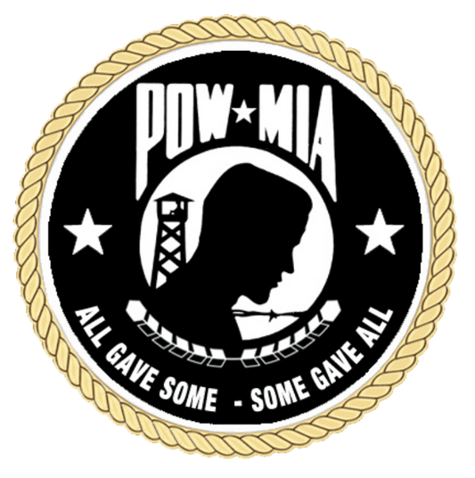 POW-MIA symbol with "All Gave Some" text.