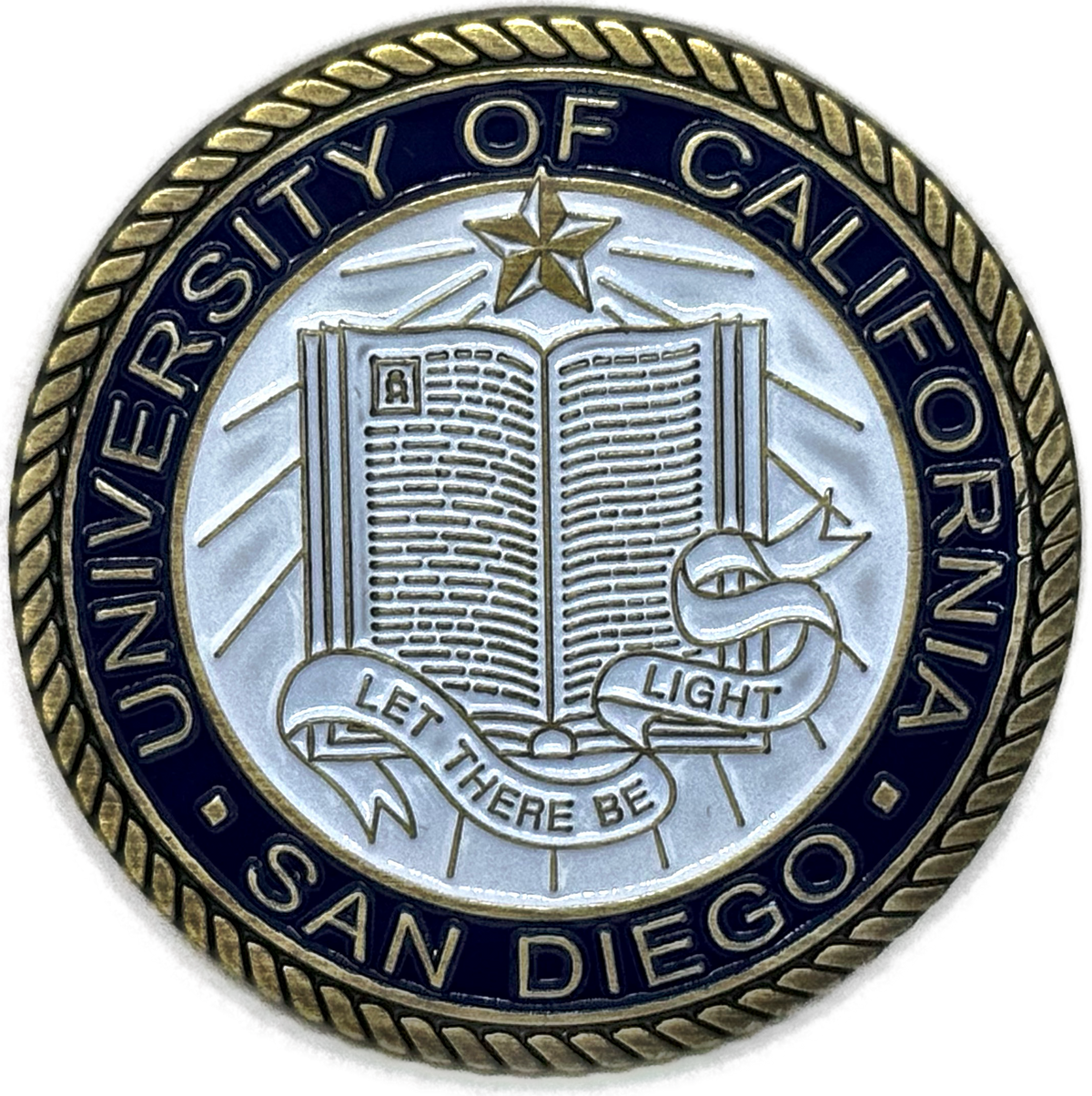 UC San Diego - 3D Heavy Bronze Medallion