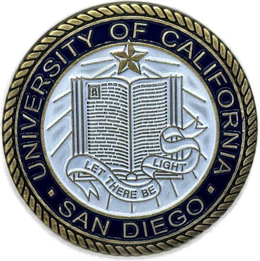 UC San Diego - 3D Heavy Bronze Medallion