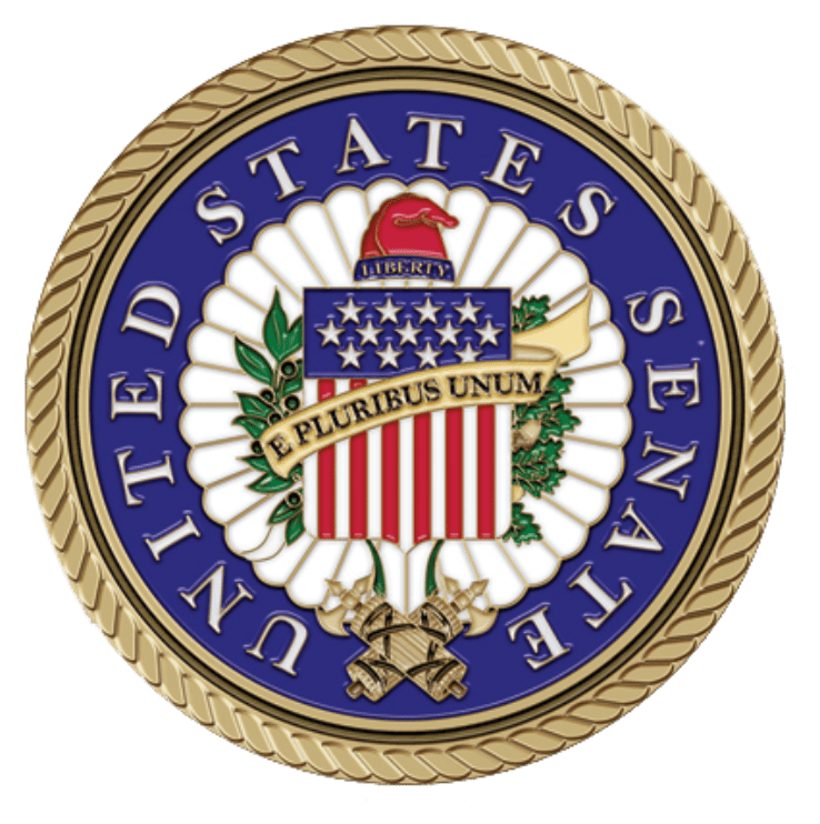 United States Senate official seal emblem.