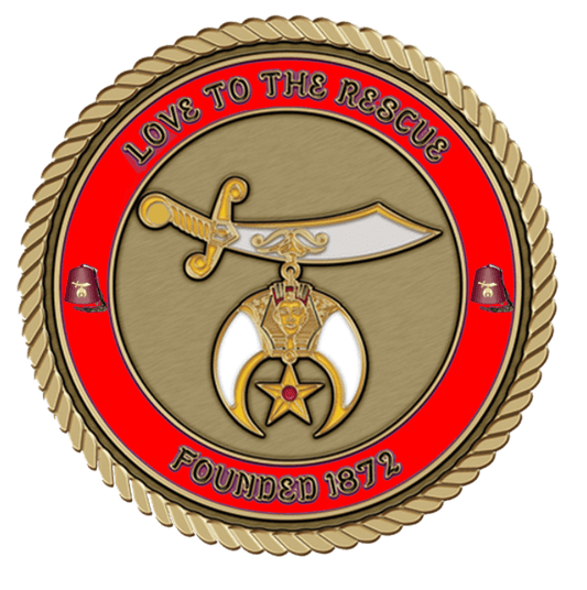 Emblem with sword and star insignia.